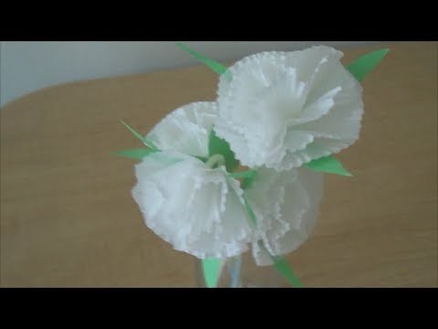 How to make Cupcake liner flowers