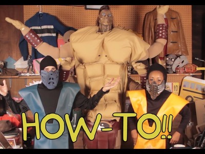 How to Make Mortal Kombat Costumes! - Homemade How-to!