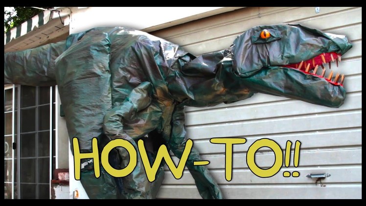 How To Make Your Own Jurassic World Velociraptor! - Homemade How-to!