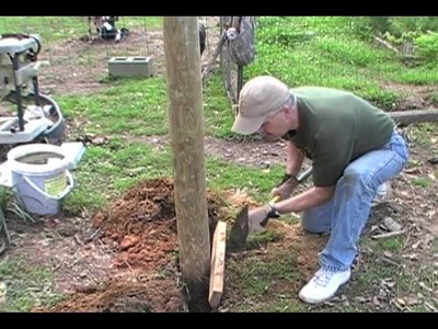 How to Set a Corner Post WITHOUT Concrete!