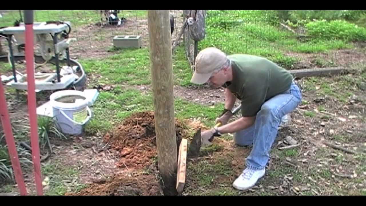 How to Set a Corner Post WITHOUT Concrete!