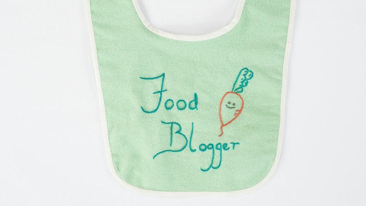 How to Sew a Baby Bib