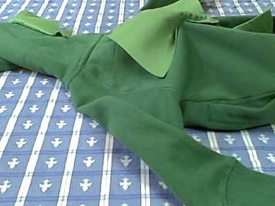How to - Sew spikes on dinosaur costume