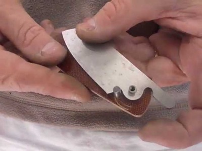 Knifemaking Tutorial - How to make a Friction Folder Knife