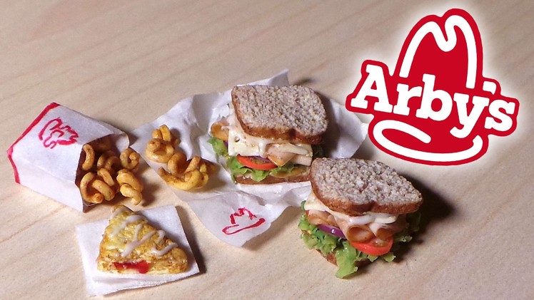 Lunch at Arby's - Arby's Inspired Miniatures - Polymer Clay Tutorial