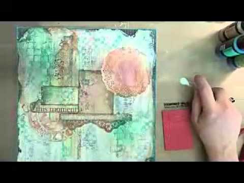 Mixed Media Layout Start to Finish Tutorial "This Moment"