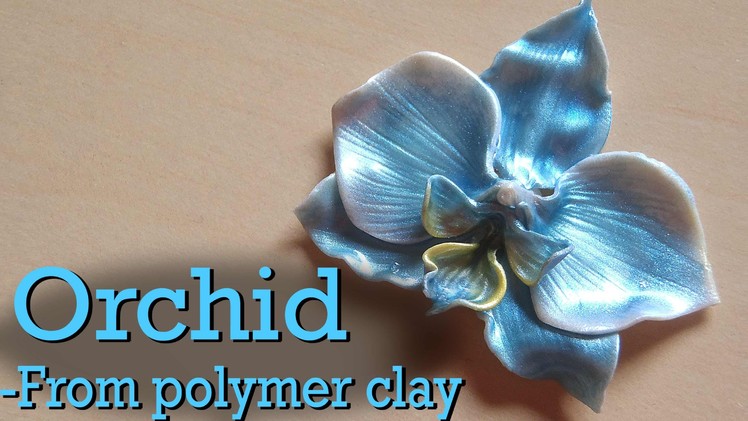 Polymer Clay Orchid Charm Tutorial