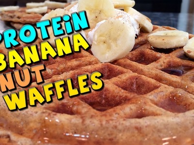 PROTEIN Banana Nut Waffles Recipe (Healthy.Bodybuilding)