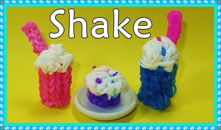 Rainbow Loom Charms: 3D Shake. Frappe Charm