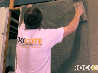 Rendering EPS (Expanded Polystyrene) Panels with Rockcote