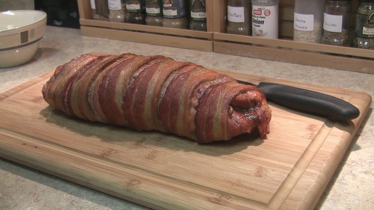 Smoked Bacon Wrapped Pork Tenderloin - MY way!