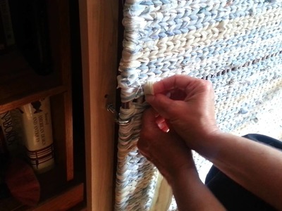 Twining a rag rug video 3