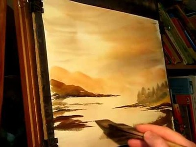 Watercolour Landscape Painting Tutorial Featuring a Scottish Landscape