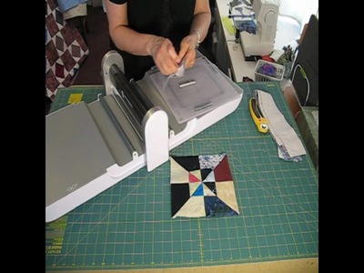 2010-04 Layered Pinwheel Quilt Block using Accuquilt GO cutter