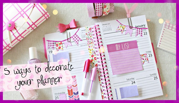 5 AFFORDABLE WAYS TO DECORATE YOUR PLANNER | #PlanningWithBelinda