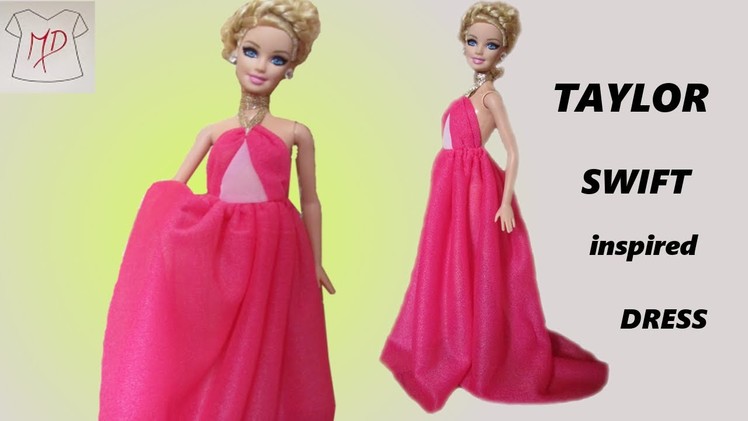 BARBIE DOLL-HOW TO MAKE-TAYLOR SWIFT DRESS