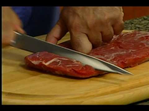 Cooking Club of America | How to Cut Flank Steak | Andrew Zimmern