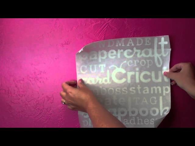 Cricut Episode 286 - Vinyl Wall Art with My Pink Stamper