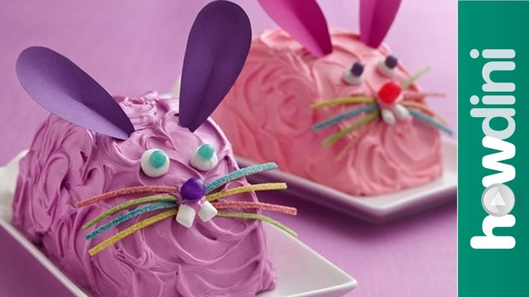 Easter cakes - How to make a bunny cake
