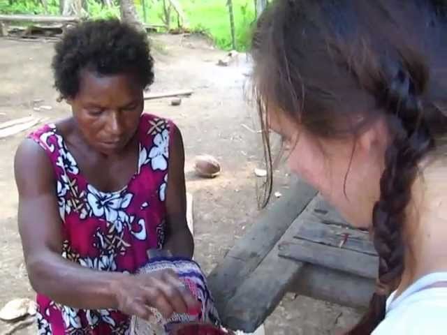 Hand Made Bilum (String Bag) Papua New Guinea