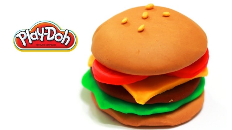 How to Make a Playdoh Burger "Yum~"