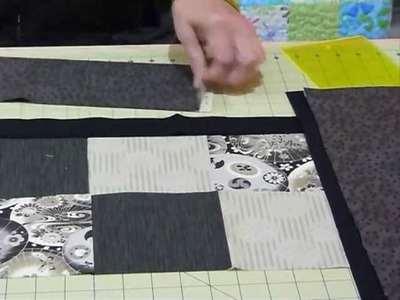 How to make a small quilt using 3 delicious fat quarters - Quilting Tips & Techniques 128