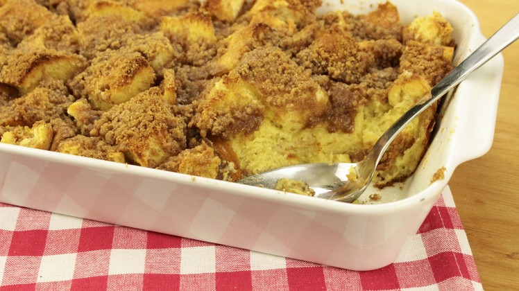 How to Make Baked French Toast (Bread Pudding)!