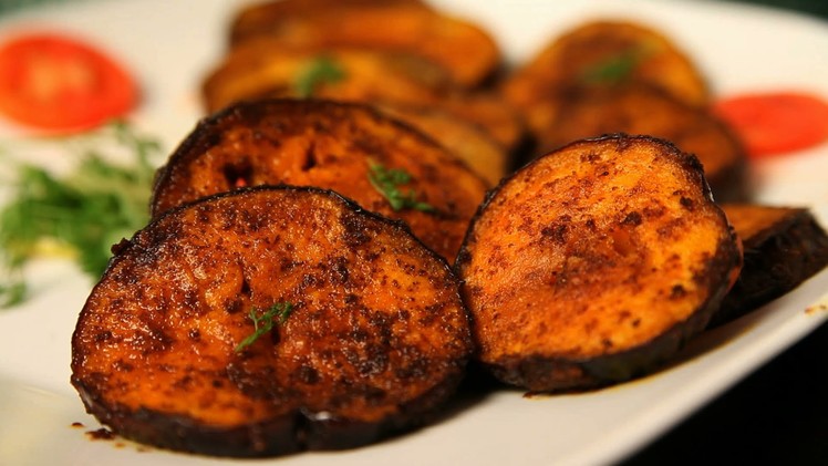 How To Make Best Fried Brinjal By Archana