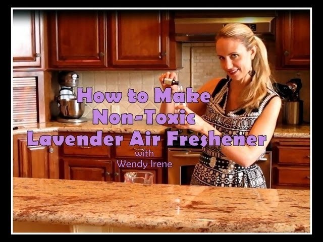 How To Make Non-Toxic Lavender Air Freshener