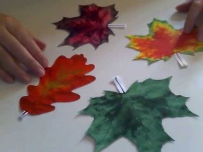 How to Make Paper Leaves