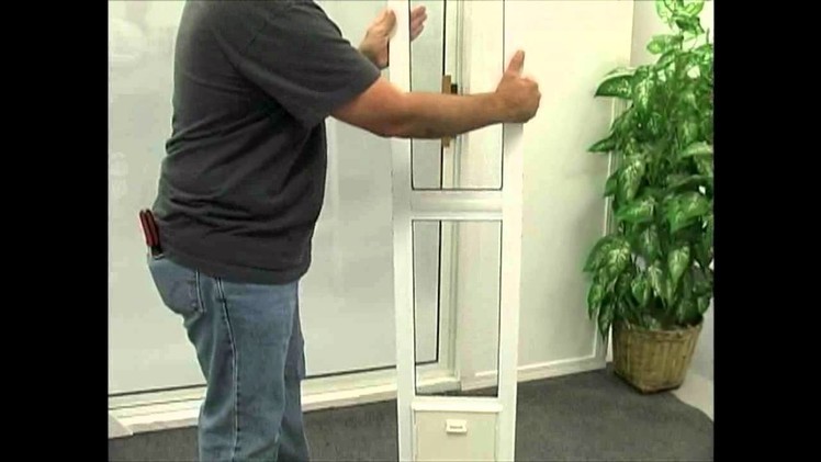 Installing The Modular Aluminum Patio Door By Idea Pet Products