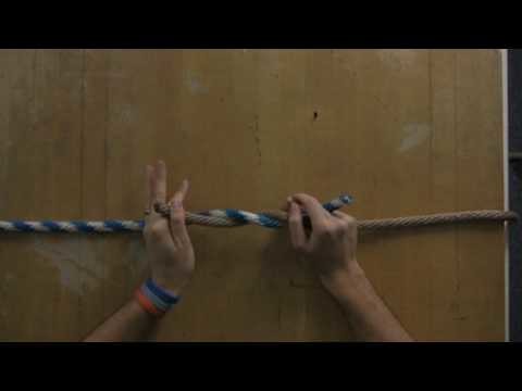Knots & Knot-Tying Instructions : How to Tie a Navy Square Knot