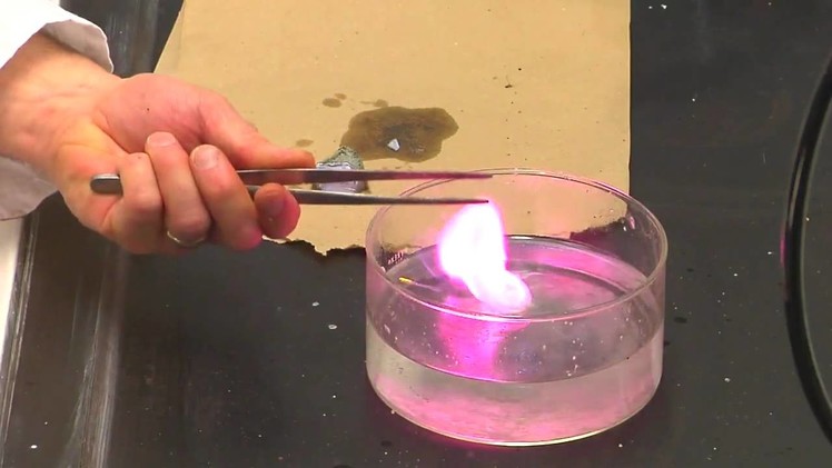 Learn by Experimentation: Potassium and Water