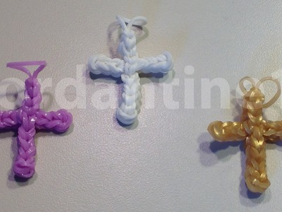 New Mini Cross Charm - Easter Christmas - Rainbow Loom
