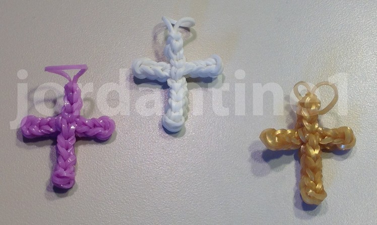 New Mini Cross Charm - Easter Christmas - Rainbow Loom