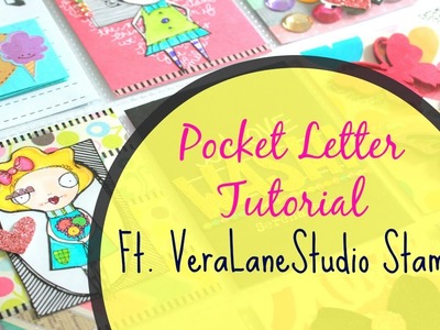Pocket letter Tutorial --Start to Finish Ft. Vera lane Studio Stamps