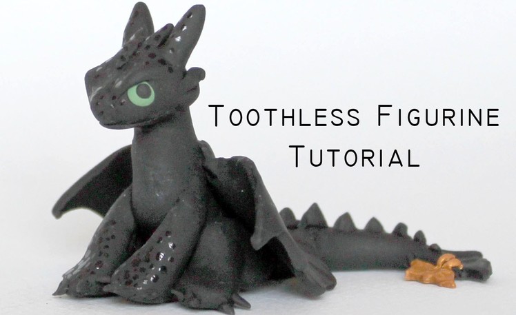 Polymer Clay: Toothless Dragon from How To Train Your Dragon