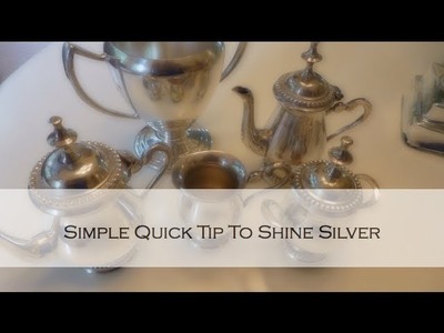 Quick Home Tip: How To Simply Clean Silver Pieces