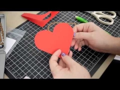 Quick Tip - Making a Heart Shaped Card Base