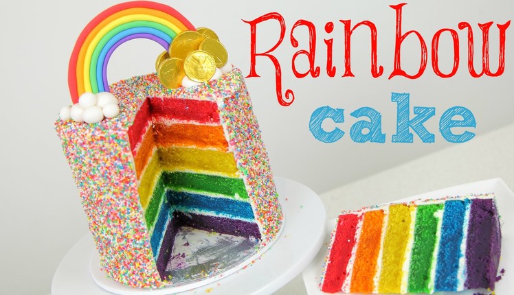 Rainbow Cake Tutorial - CAKE STYLE