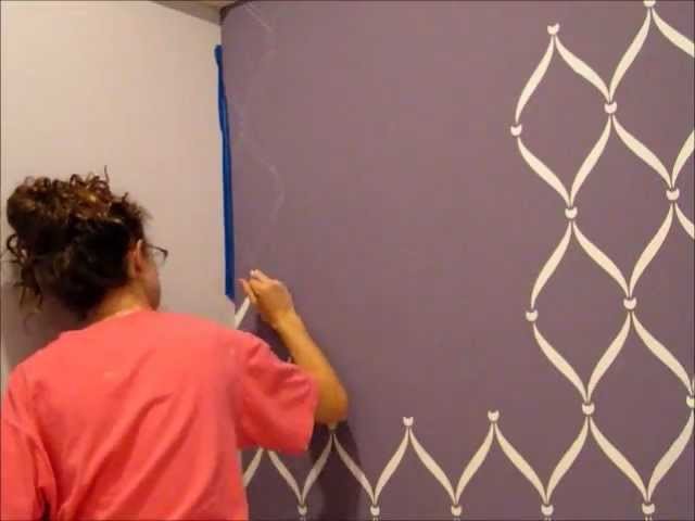 Rose'sRoom: Stenciling my wall