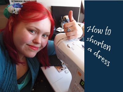 Sewing basics - How to: shorten a dress (or skirt or trousers)