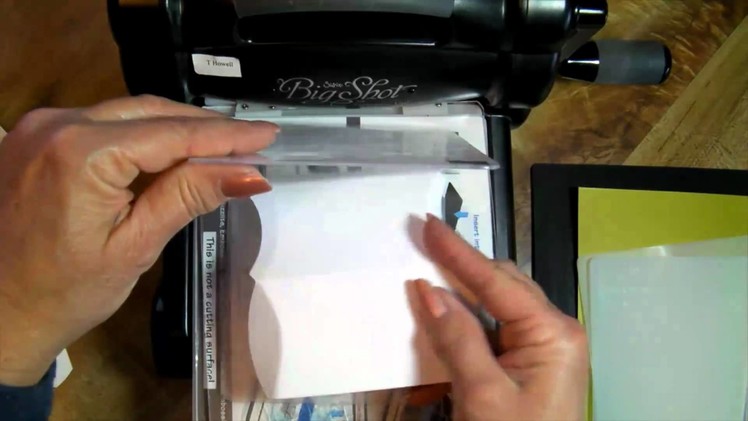 Sizzix Pillow Box Die-How to cut 4 shapes from 1 card stock