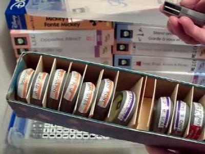 Storage Ideas for Cricut Cartridges & Distress Tools
