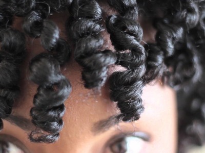 Tutorial- Bantu Knot Out Style on Natural Hair