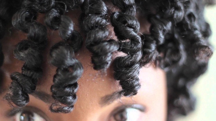 Tutorial- Bantu Knot Out Style on Natural Hair