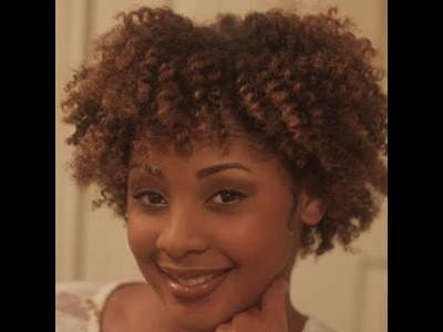 Tutorial for Fluffy Twist Out on Natural Hair