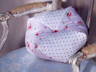 A simple biscornu cushion for you to sew by Debbie Shore