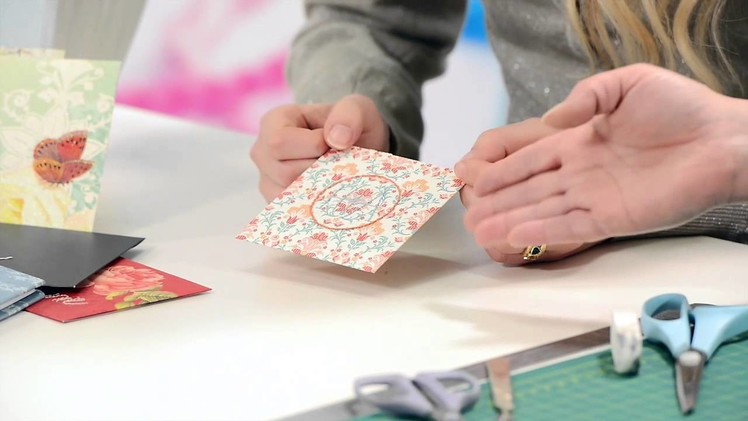Decorating paper and envelopes with backstitch
