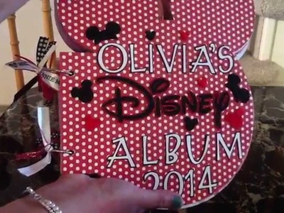 Disney Chipboard Autograph Mini Album (using echo park chipboard album)